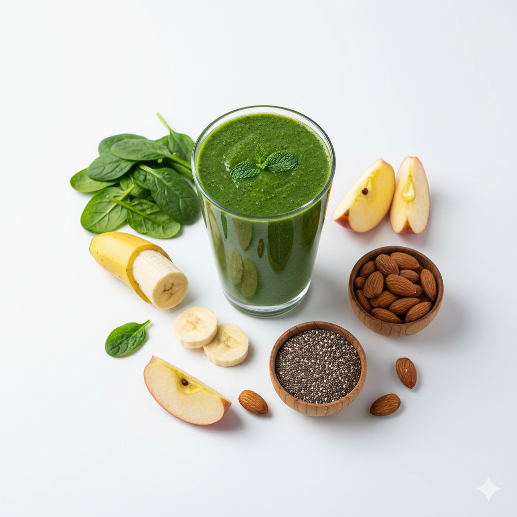 image of a green smoothie